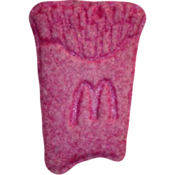 Pink McDonald's Fries ecstasy pill (XTC) — MDMA 184mg — Vienna, Austria