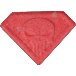 Pink Punisher ecstasy pill (XTC) — MDMA 173mg — Zürich, Switzerland