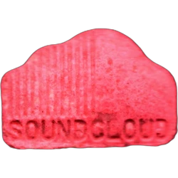 Pink Soundcloud ecstasy pill (XTC) — MDMA 106mg — Barcelona, Spain