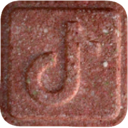 Red TikTok ecstasy pill (XTC) — MDMA 21mg; Caffeine 117mg — Vienna, Austria