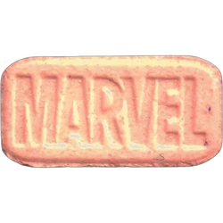 Orange New Logo ecstasy pill (XTC) — MDMA 164mg — Madrid, Spain
