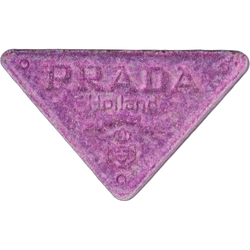Purple Prada ecstasy pill (XTC) — MDMA 168mg — Zürich, Switzerland