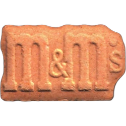Orange M&M's ecstasy pill (XTC) — MDMA 145mg — Madrid, Spain