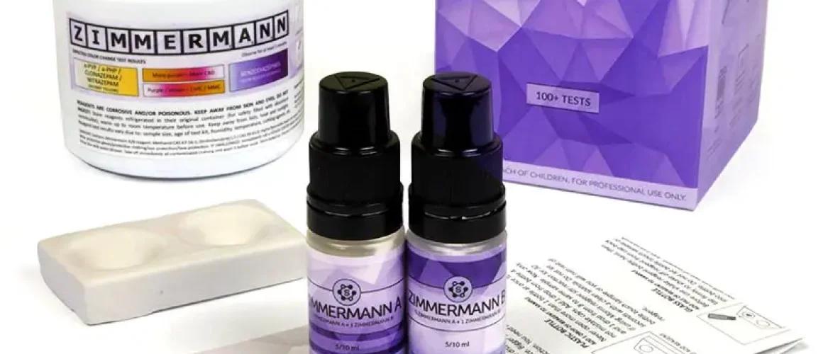Zimmermannn Reagent Test Kit with all recommended accessories