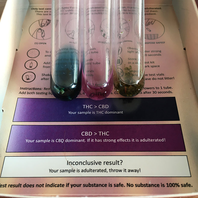 Fake Weed test kit