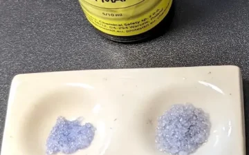 LSD Hofmann reagent blue color change