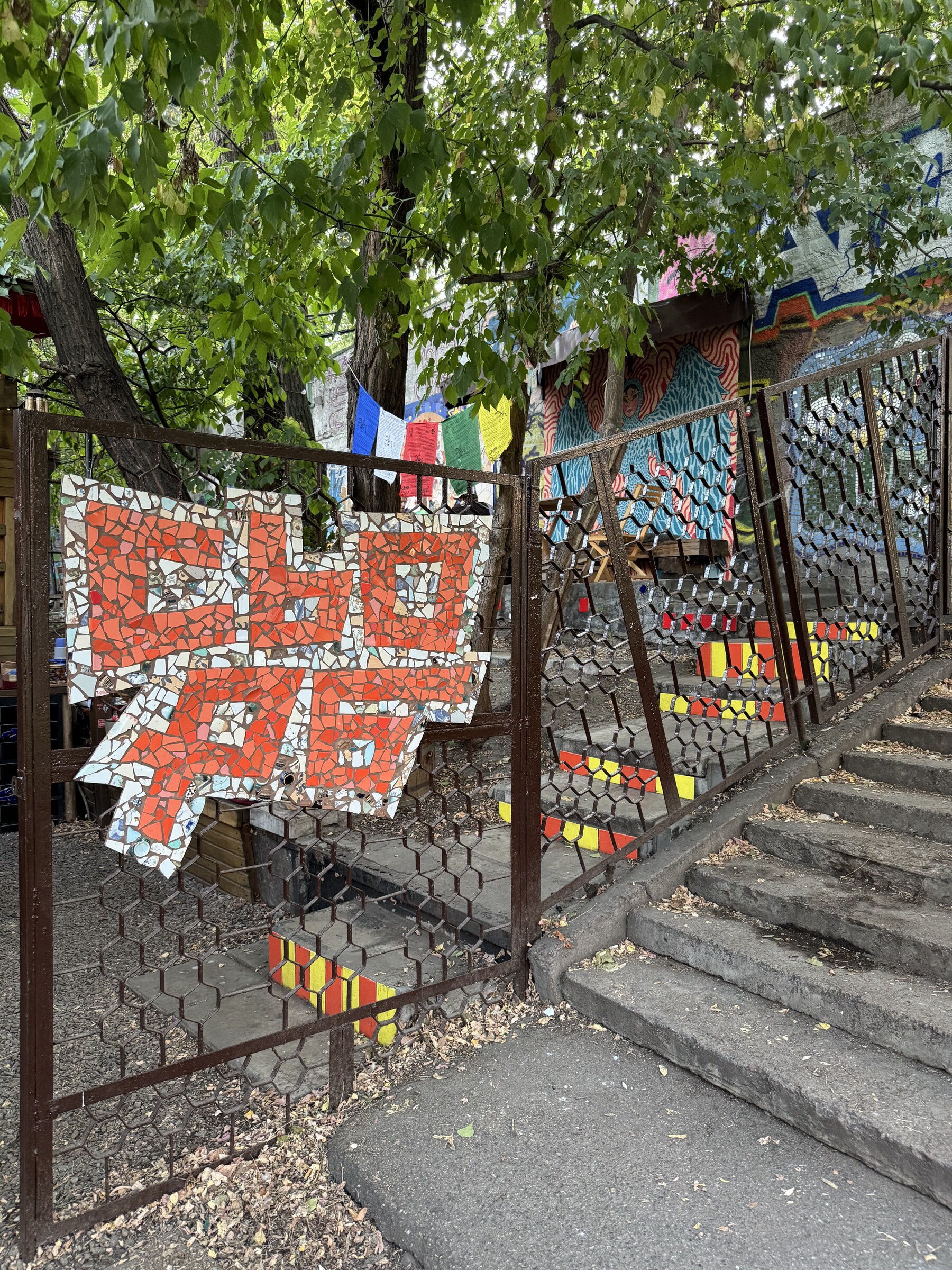 Artwork at Spaska 13 in Kyiv