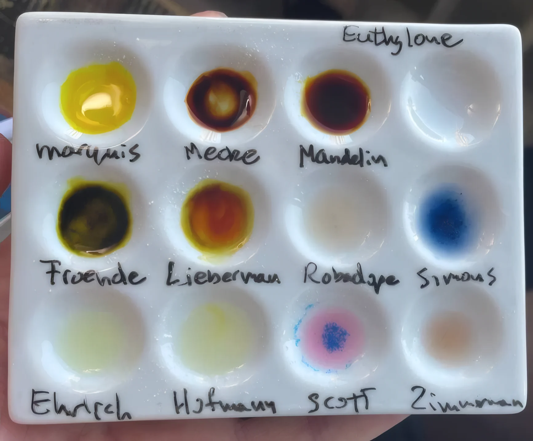 Eutylone reagent testing results
