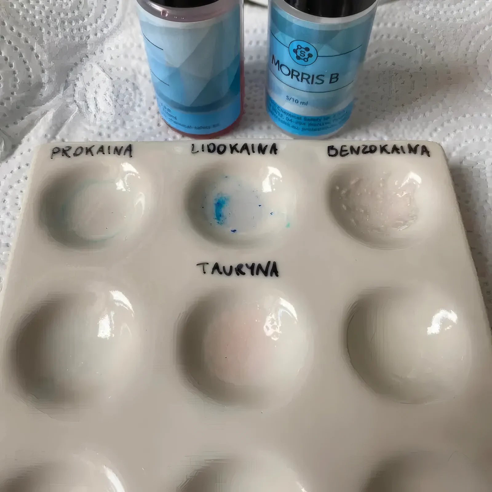 How to detect lidocaine, benzocaine or procaine?