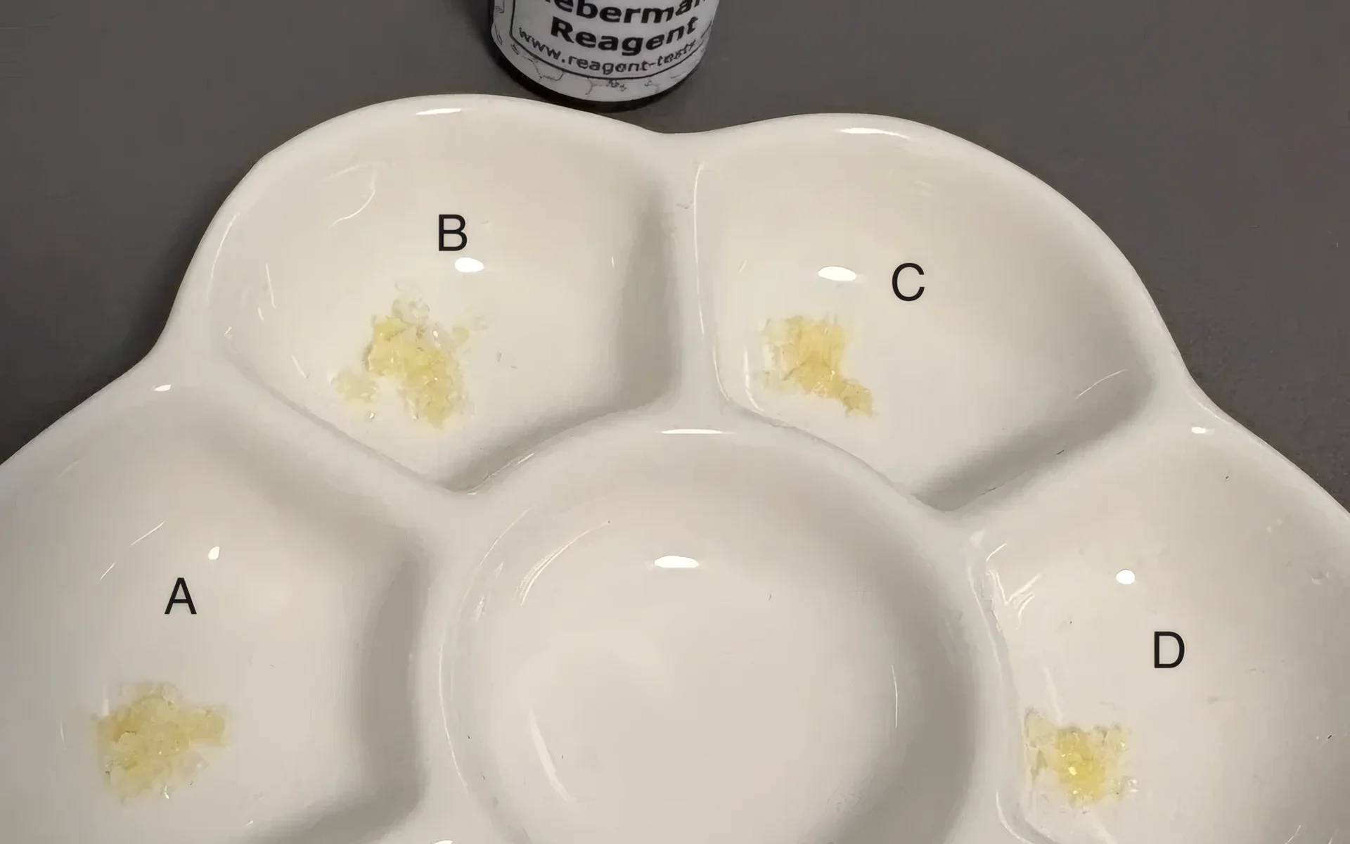 Liebermann reagent: what it detects and where it fails