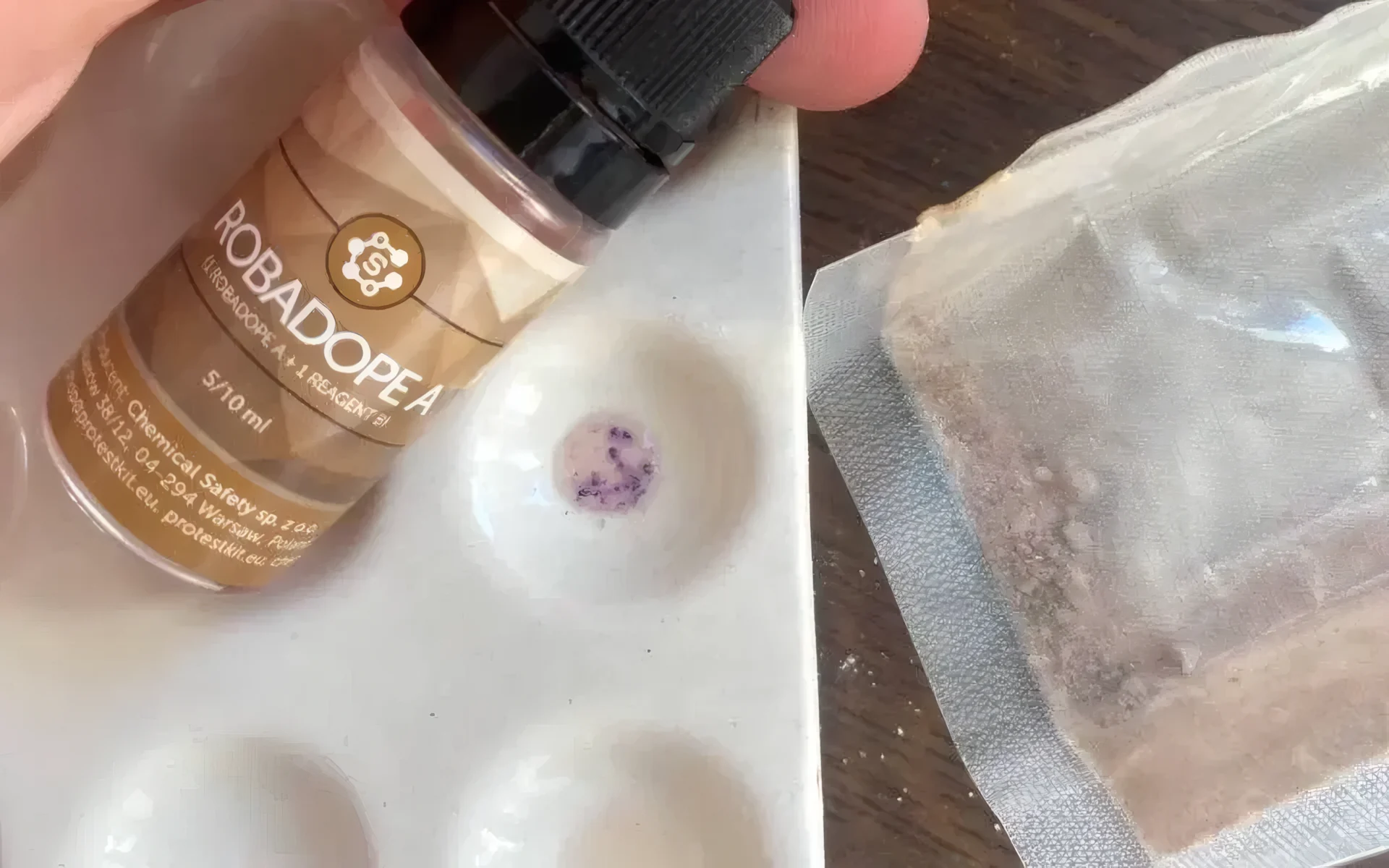 Robadope Reagent Test Instructions