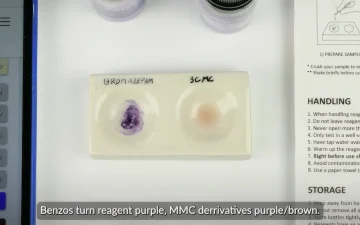 Zimmermann reagent colour change